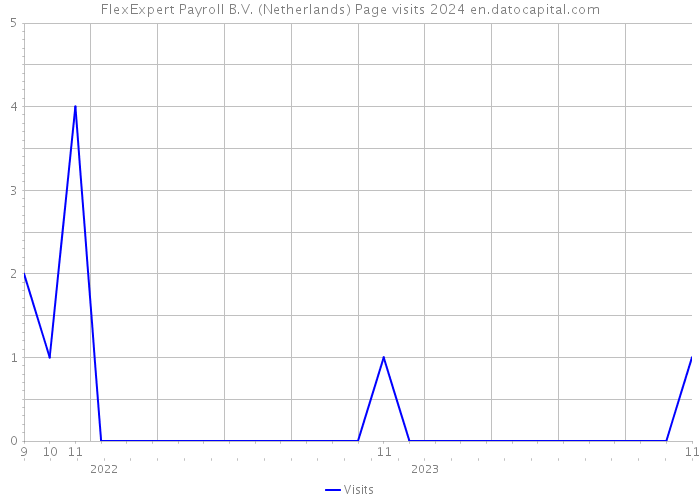 FlexExpert Payroll B.V. (Netherlands) Page visits 2024 