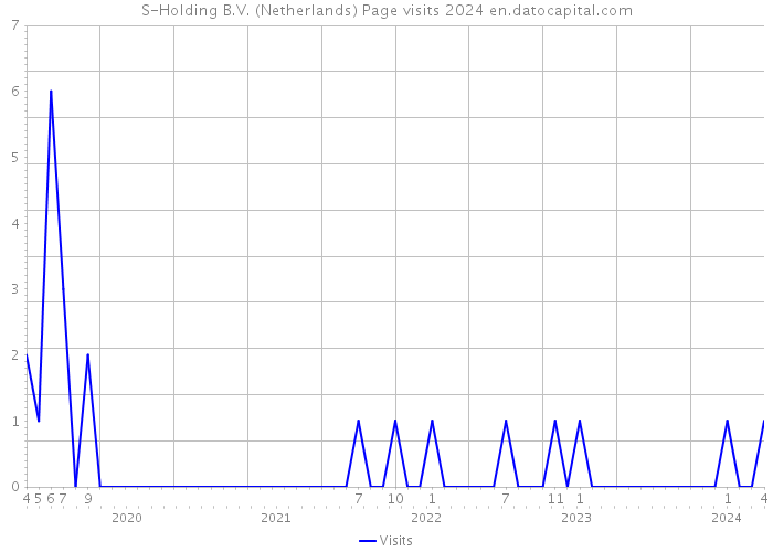 S-Holding B.V. (Netherlands) Page visits 2024 
