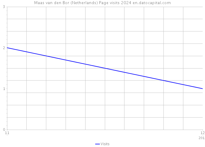 Maas van den Bor (Netherlands) Page visits 2024 