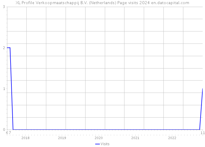 XL Profile Verkoopmaatschappij B.V. (Netherlands) Page visits 2024 