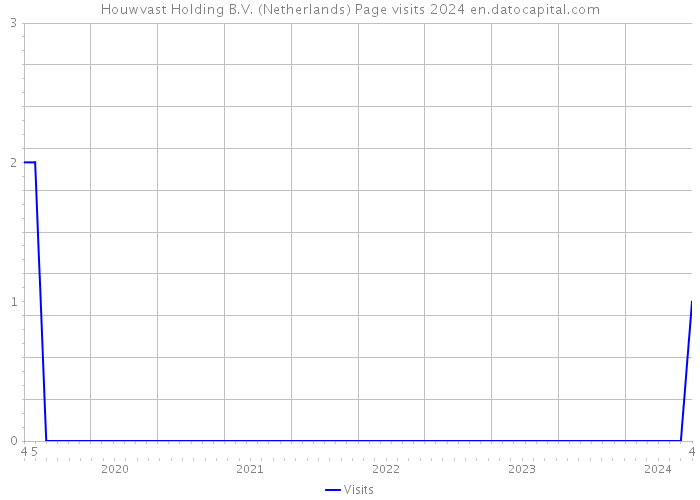 Houwvast Holding B.V. (Netherlands) Page visits 2024 