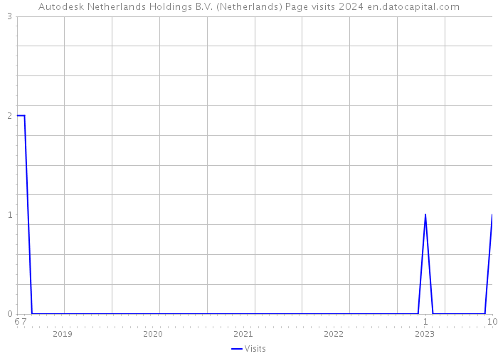 Autodesk Netherlands Holdings B.V. (Netherlands) Page visits 2024 