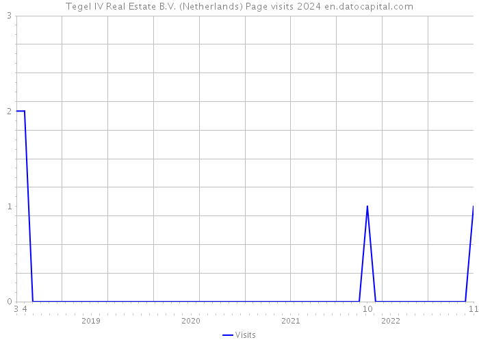 Tegel IV Real Estate B.V. (Netherlands) Page visits 2024 