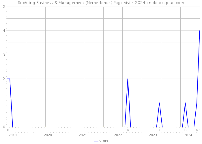 Stichting Business & Management (Netherlands) Page visits 2024 