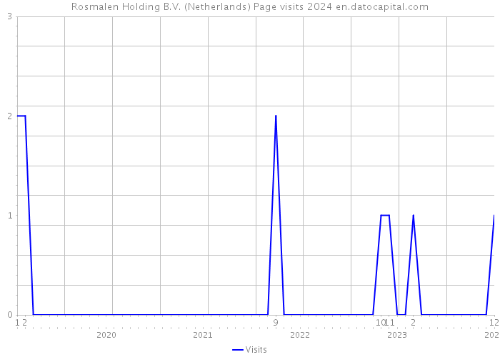 Rosmalen Holding B.V. (Netherlands) Page visits 2024 