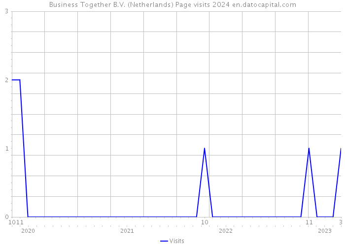 Business Together B.V. (Netherlands) Page visits 2024 