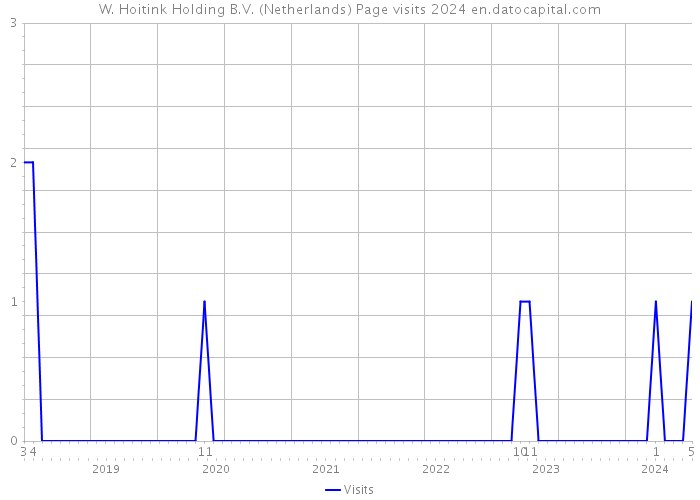 W. Hoitink Holding B.V. (Netherlands) Page visits 2024 