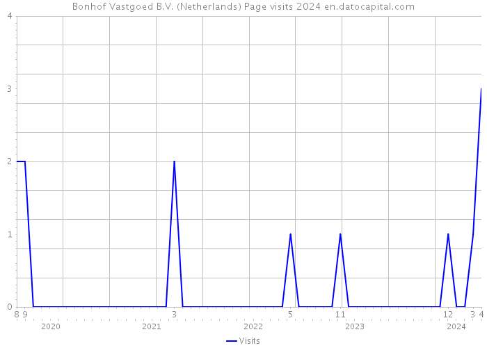 Bonhof Vastgoed B.V. (Netherlands) Page visits 2024 