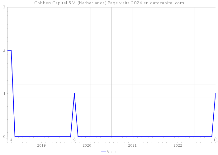 Cobben Capital B.V. (Netherlands) Page visits 2024 