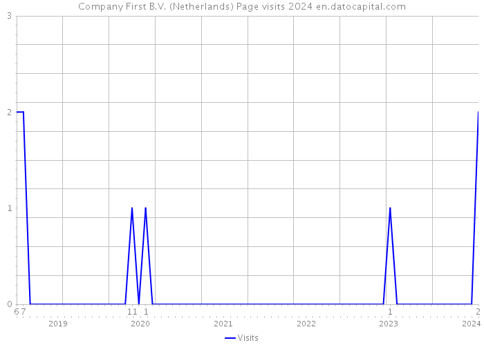 Company First B.V. (Netherlands) Page visits 2024 