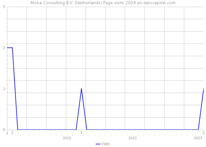 Moba Consulting B.V. (Netherlands) Page visits 2024 