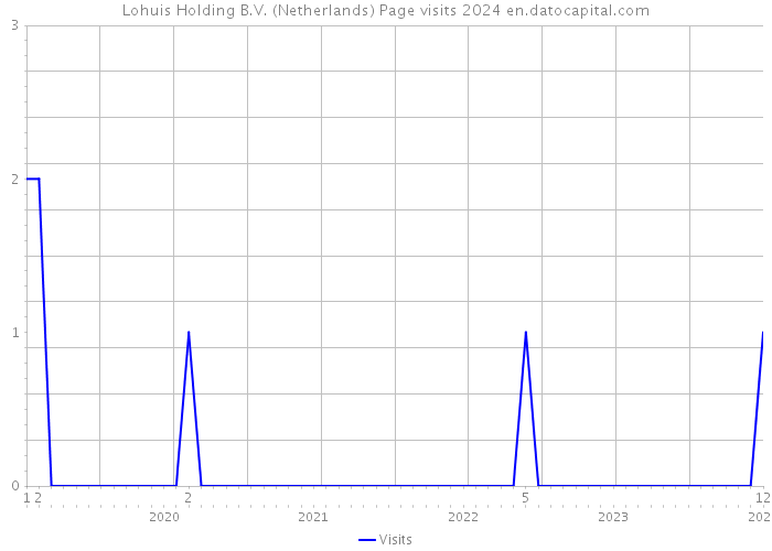 Lohuis Holding B.V. (Netherlands) Page visits 2024 