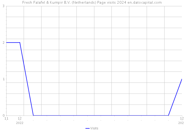 Fresh Falafel & Kumpir B.V. (Netherlands) Page visits 2024 