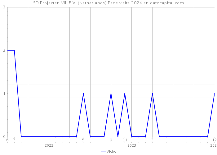 SD Projecten VIII B.V. (Netherlands) Page visits 2024 