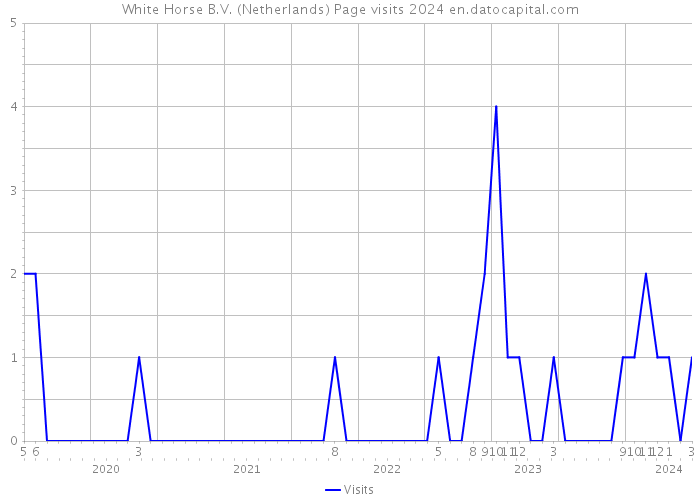 White Horse B.V. (Netherlands) Page visits 2024 