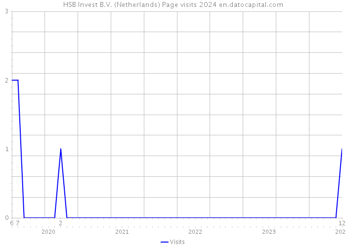 HSB Invest B.V. (Netherlands) Page visits 2024 