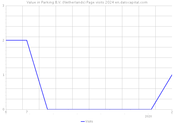 Value in Parking B.V. (Netherlands) Page visits 2024 