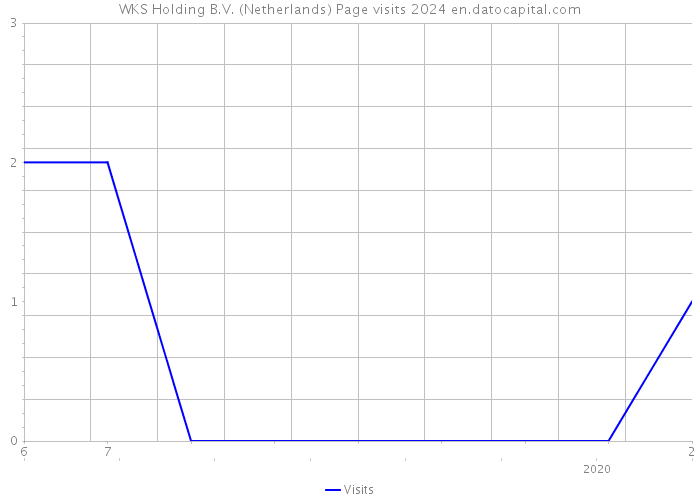 WKS Holding B.V. (Netherlands) Page visits 2024 