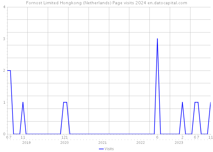 Fornost Limited Hongkong (Netherlands) Page visits 2024 