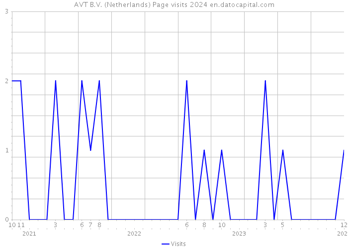 AVT B.V. (Netherlands) Page visits 2024 