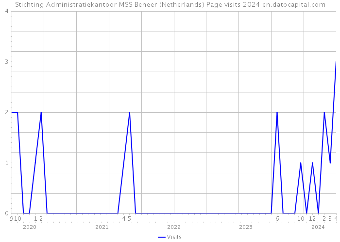 Stichting Administratiekantoor MSS Beheer (Netherlands) Page visits 2024 