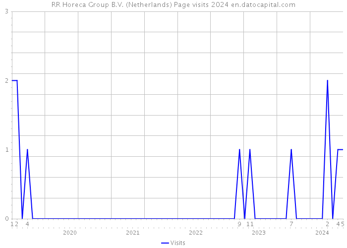 RR Horeca Group B.V. (Netherlands) Page visits 2024 