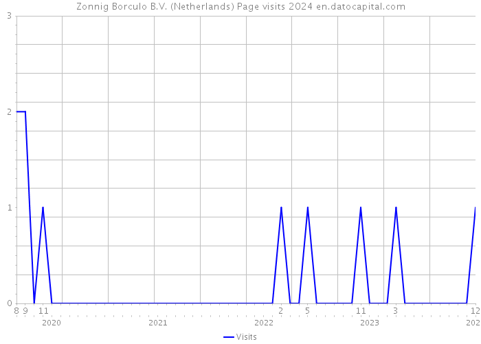 Zonnig Borculo B.V. (Netherlands) Page visits 2024 