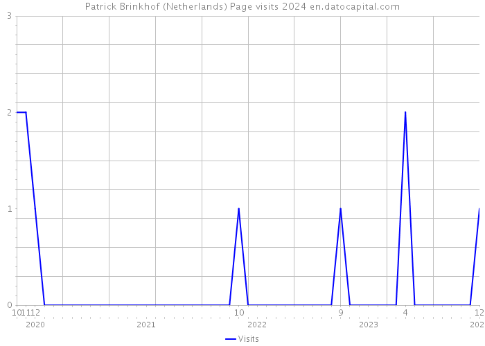 Patrick Brinkhof (Netherlands) Page visits 2024 