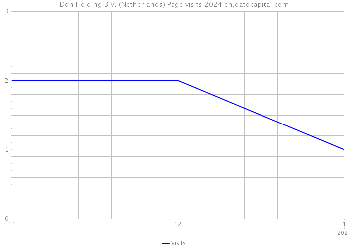 Don Holding B.V. (Netherlands) Page visits 2024 