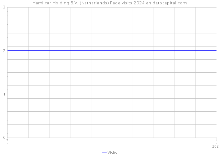 Hamilcar Holding B.V. (Netherlands) Page visits 2024 