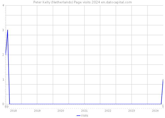 Peter Kelly (Netherlands) Page visits 2024 