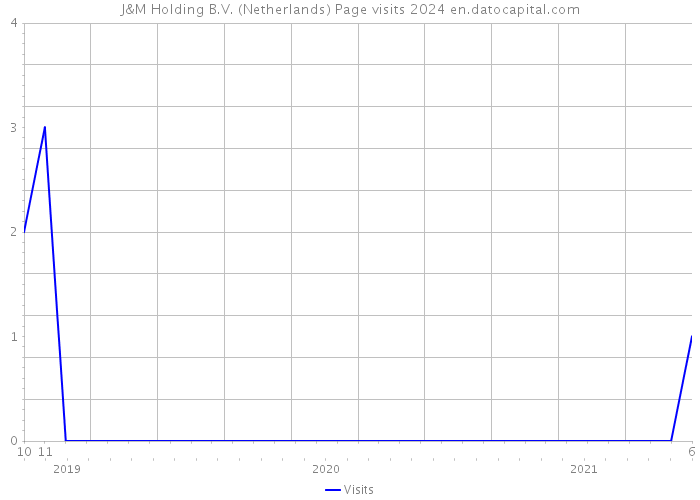 J&M Holding B.V. (Netherlands) Page visits 2024 