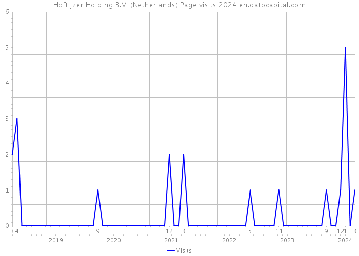 Hoftijzer Holding B.V. (Netherlands) Page visits 2024 