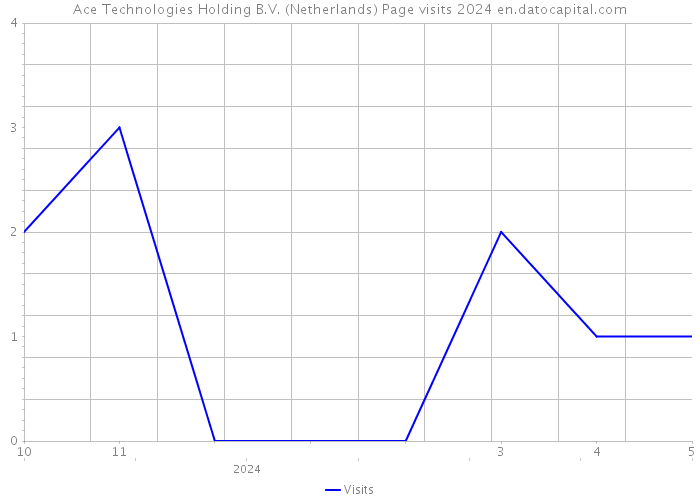 Ace Technologies Holding B.V. (Netherlands) Page visits 2024 