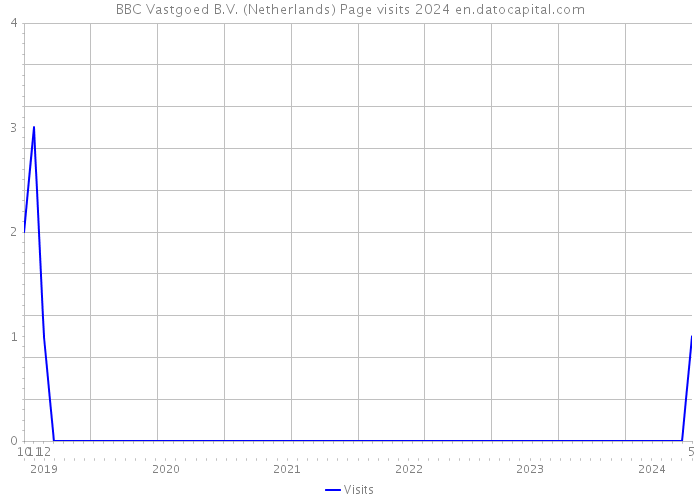 BBC Vastgoed B.V. (Netherlands) Page visits 2024 
