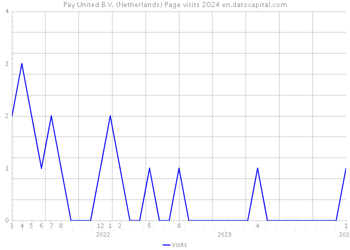 Pay United B.V. (Netherlands) Page visits 2024 