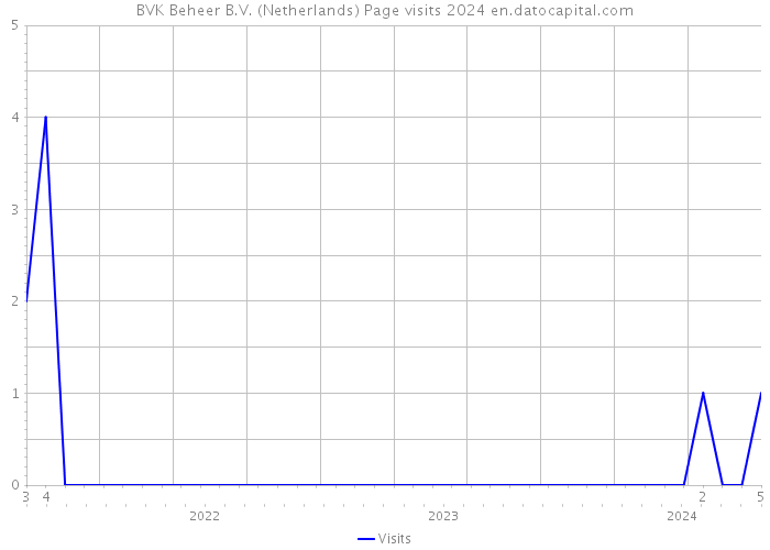 BVK Beheer B.V. (Netherlands) Page visits 2024 