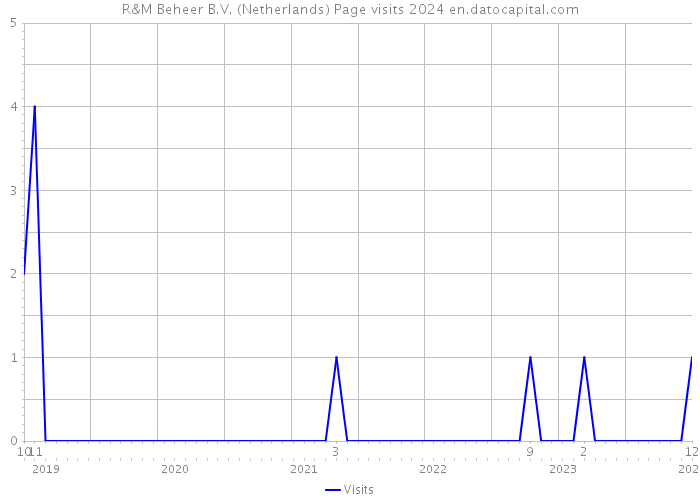 R&M Beheer B.V. (Netherlands) Page visits 2024 