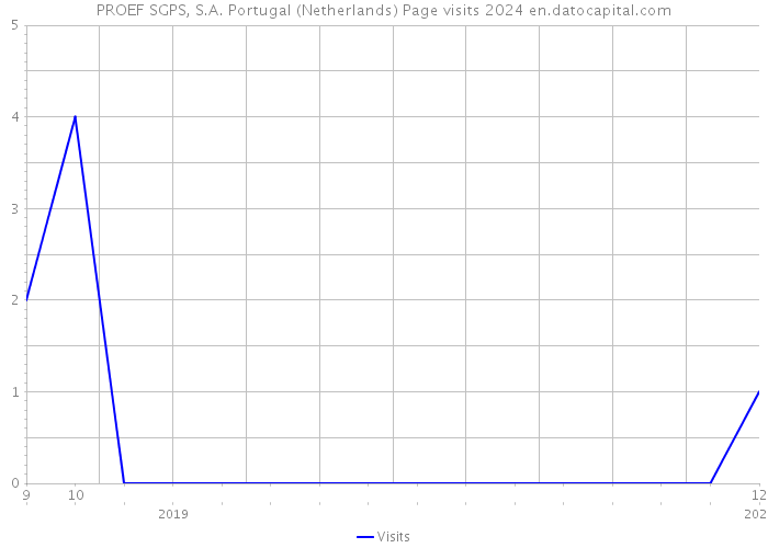 PROEF SGPS, S.A. Portugal (Netherlands) Page visits 2024 