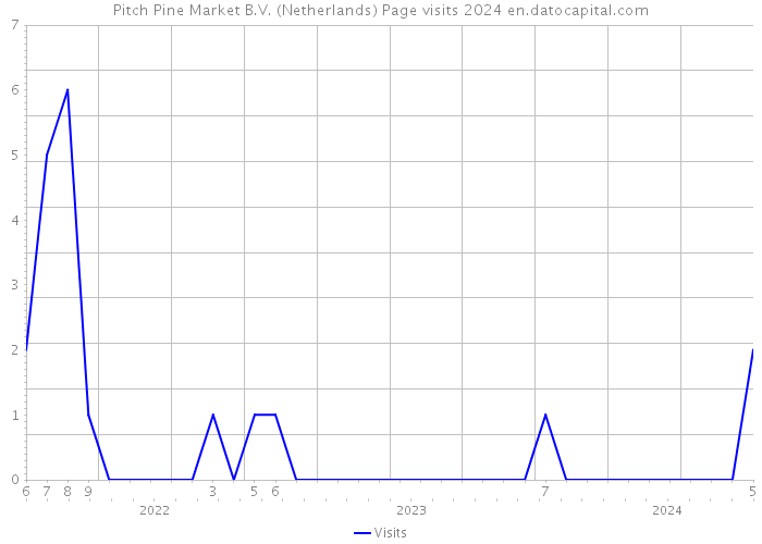 Pitch Pine Market B.V. (Netherlands) Page visits 2024 
