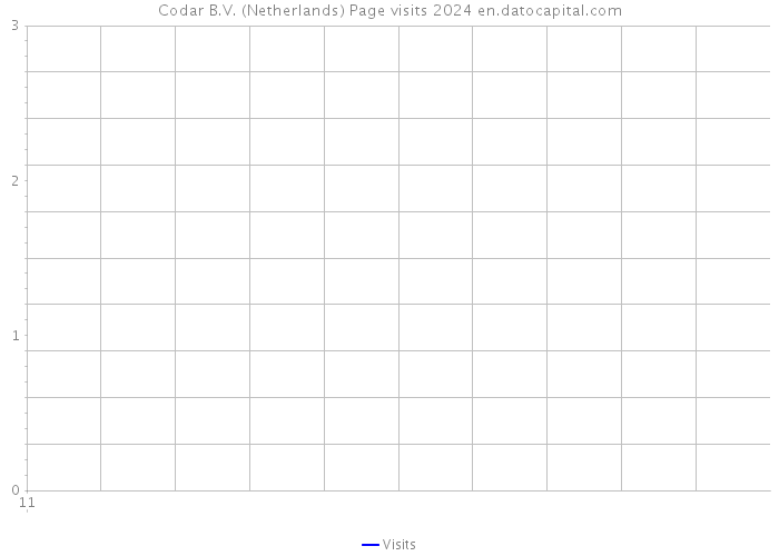 Codar B.V. (Netherlands) Page visits 2024 