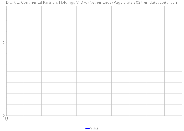 D.U.K.E. Continental Partners Holdings VI B.V. (Netherlands) Page visits 2024 