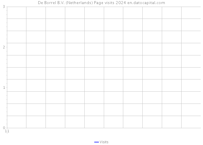 De Borrel B.V. (Netherlands) Page visits 2024 