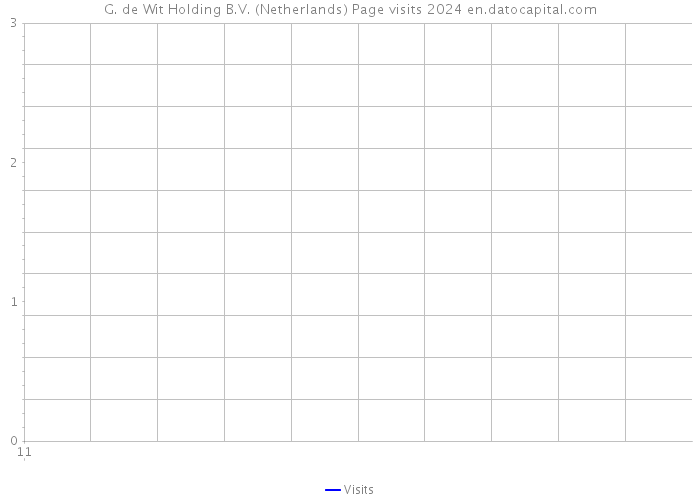 G. de Wit Holding B.V. (Netherlands) Page visits 2024 