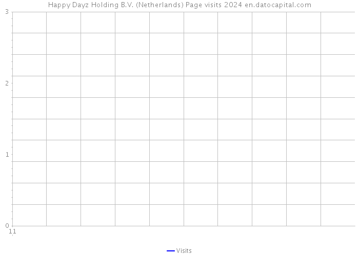 Happy Dayz Holding B.V. (Netherlands) Page visits 2024 