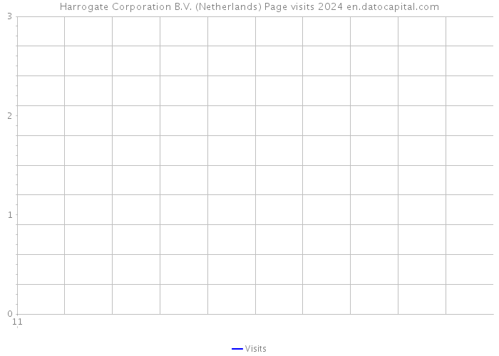 Harrogate Corporation B.V. (Netherlands) Page visits 2024 
