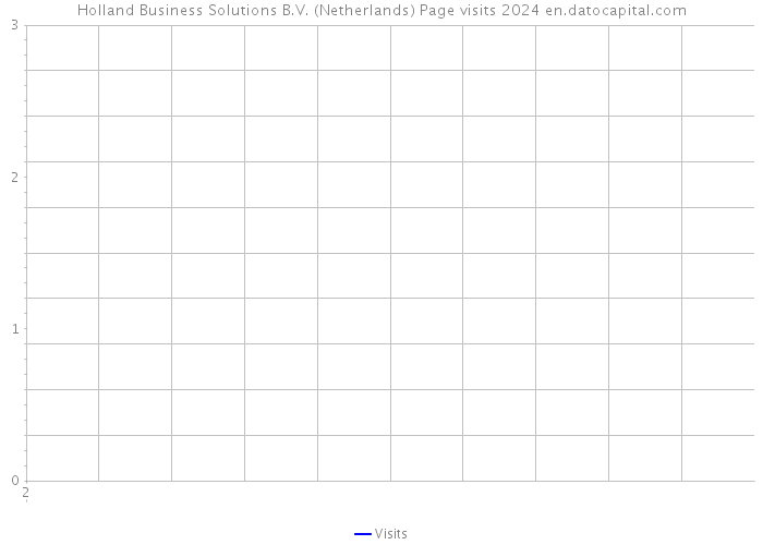 Holland Business Solutions B.V. (Netherlands) Page visits 2024 