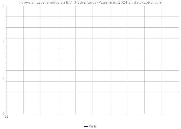 Hooyman Levensmiddelen B.V. (Netherlands) Page visits 2024 