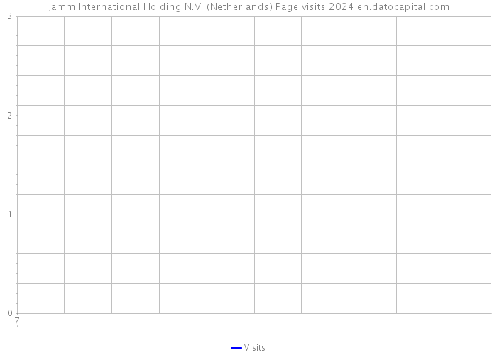 Jamm International Holding N.V. (Netherlands) Page visits 2024 