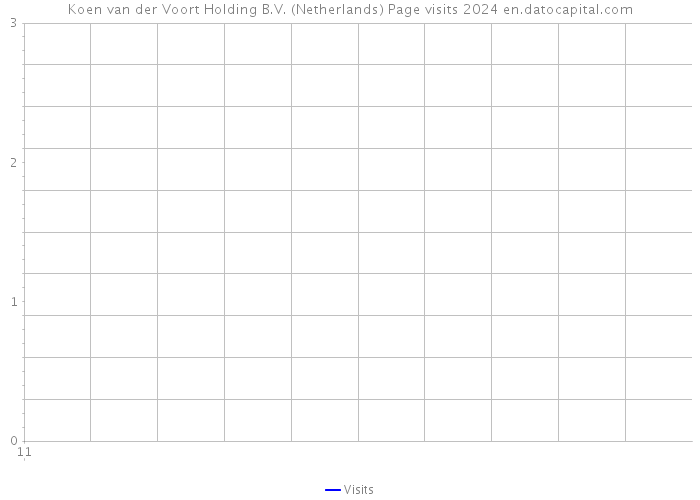 Koen van der Voort Holding B.V. (Netherlands) Page visits 2024 